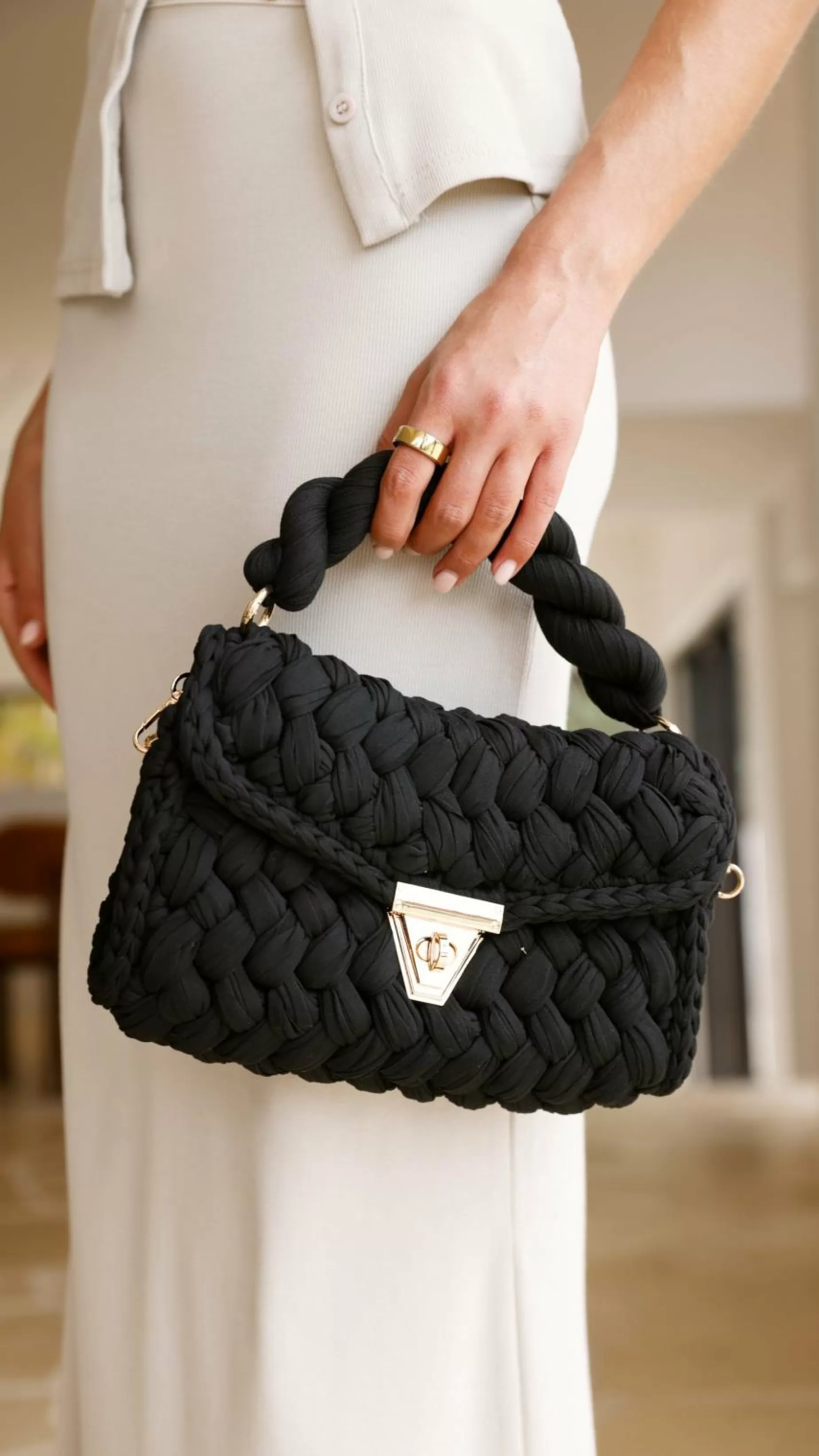 Annabel Chunky Plaited Handbag - | Billy J Cheap