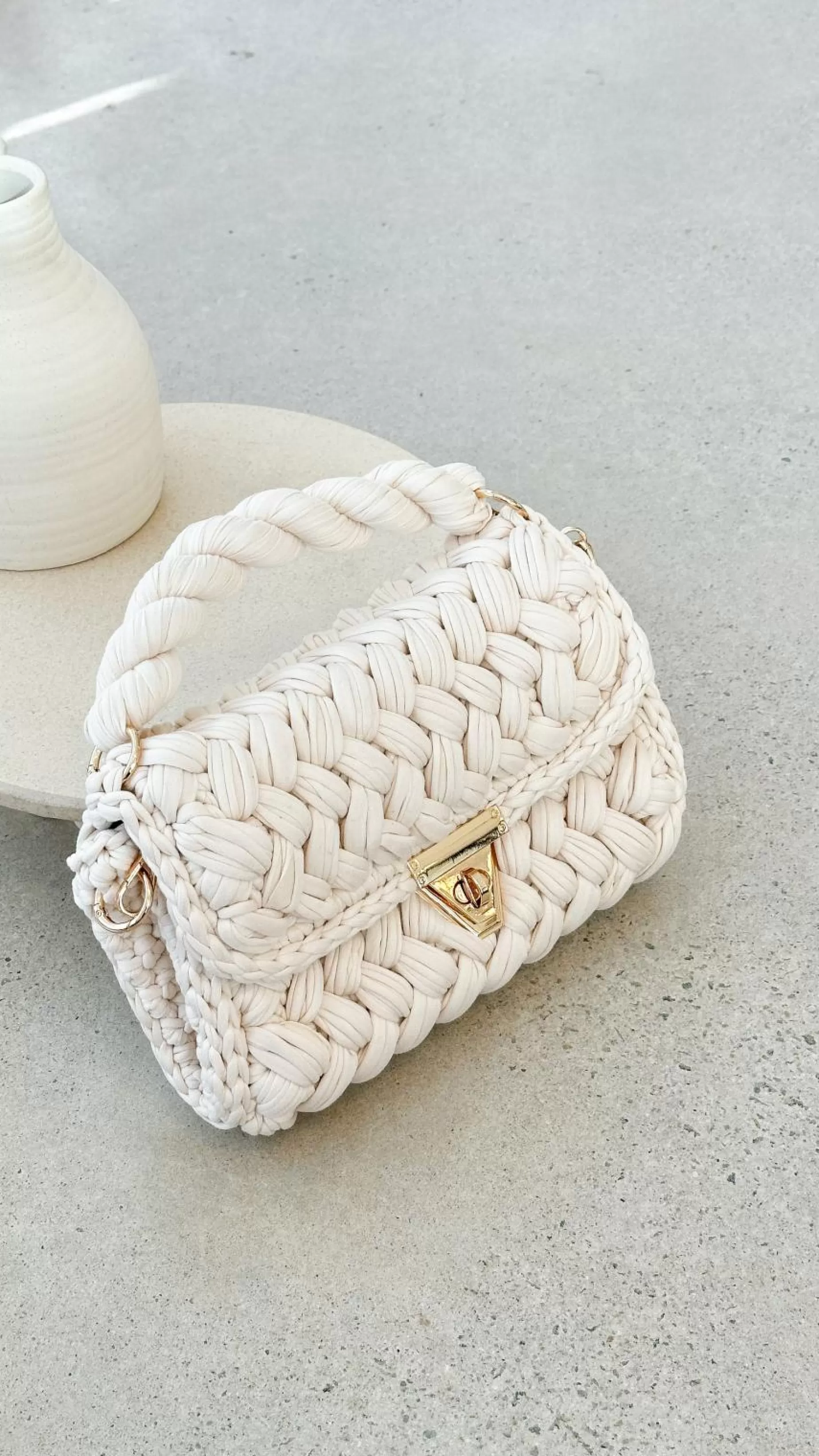 Annabel Chunky Plaited Handbag - | Billy J Shop