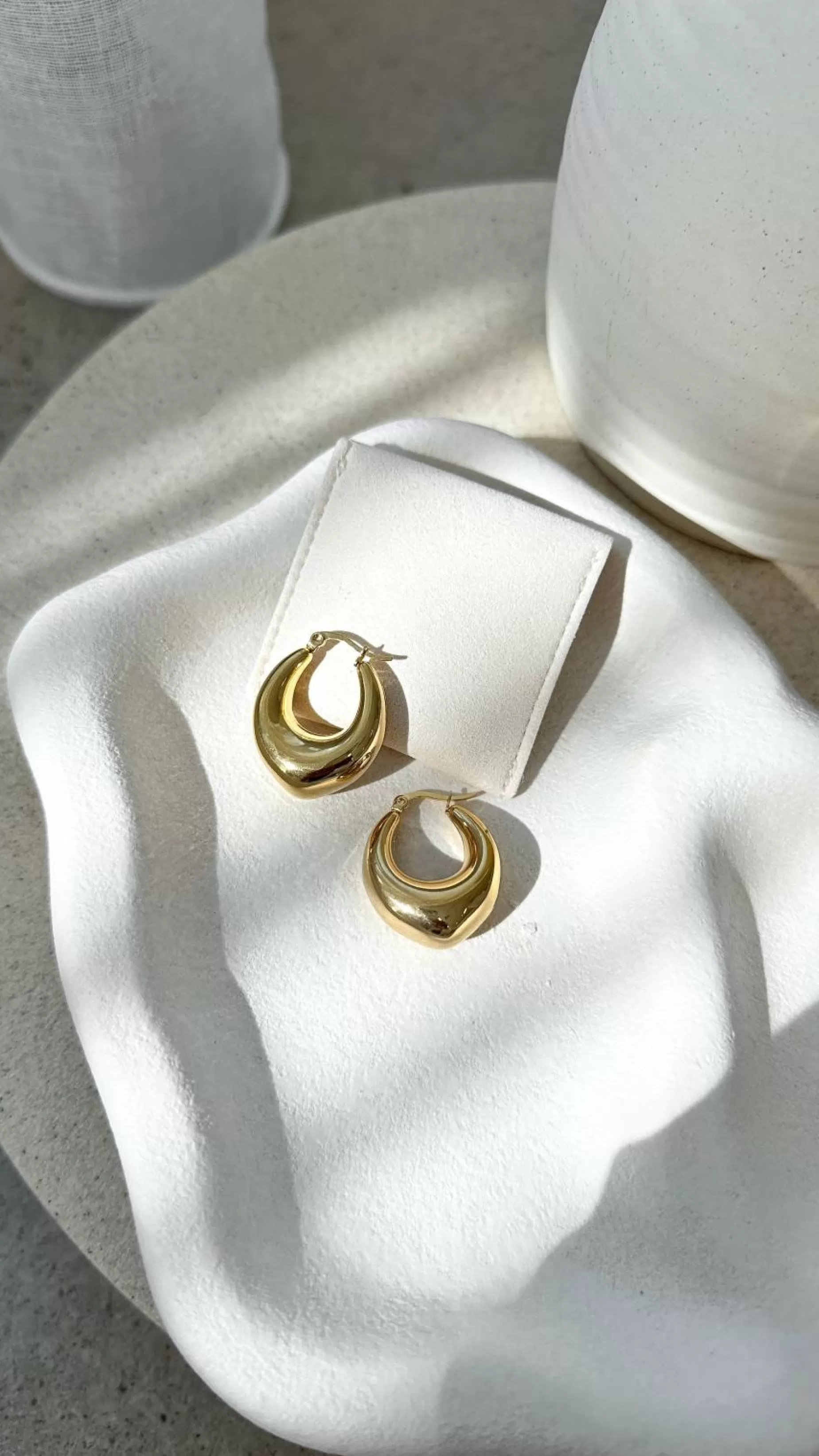 Arya Hoop Earrings - | Billy J Cheap