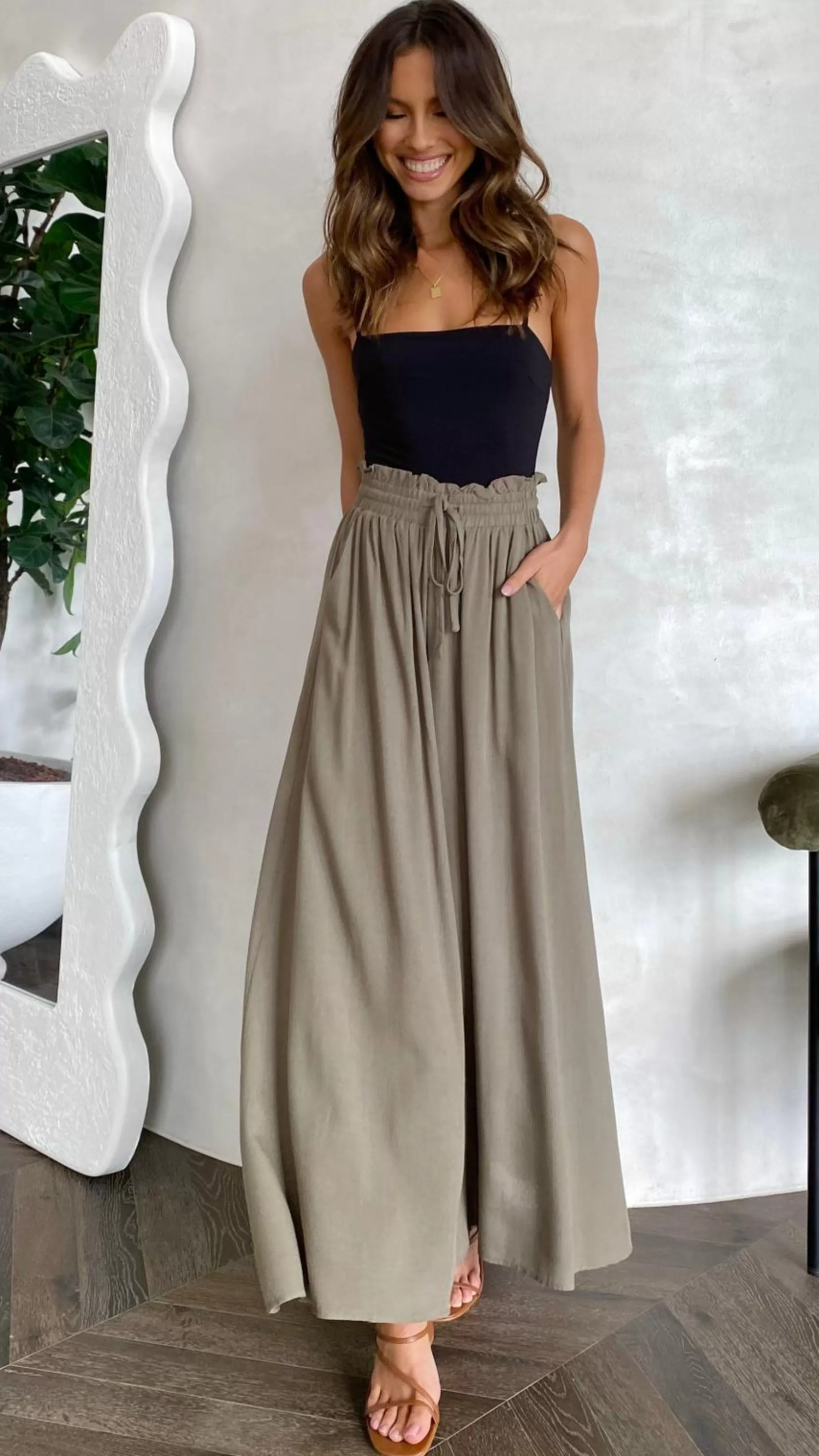 Avery Wide Leg Pants - | Billy J Clearance