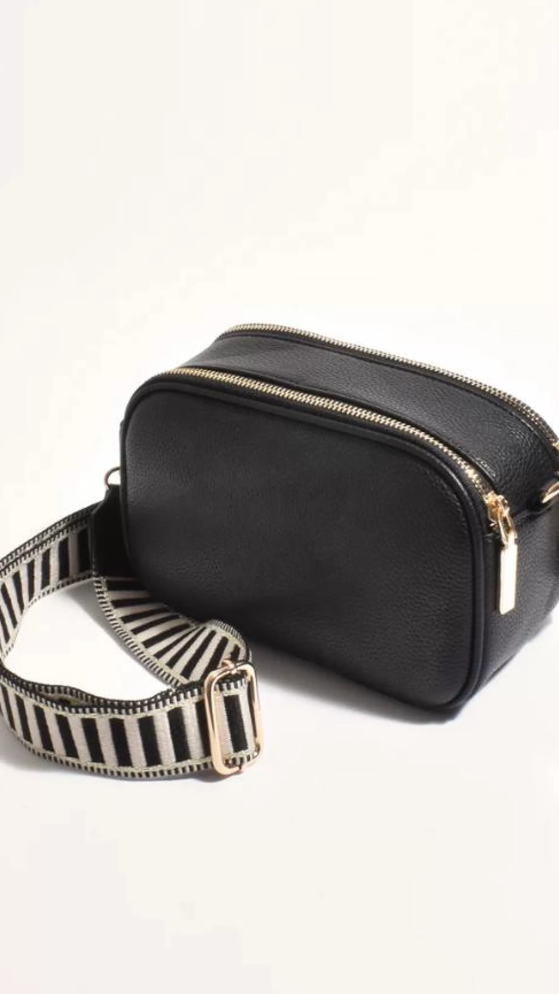 Bella Striped Webbing Camera Bag - | Billy J Hot