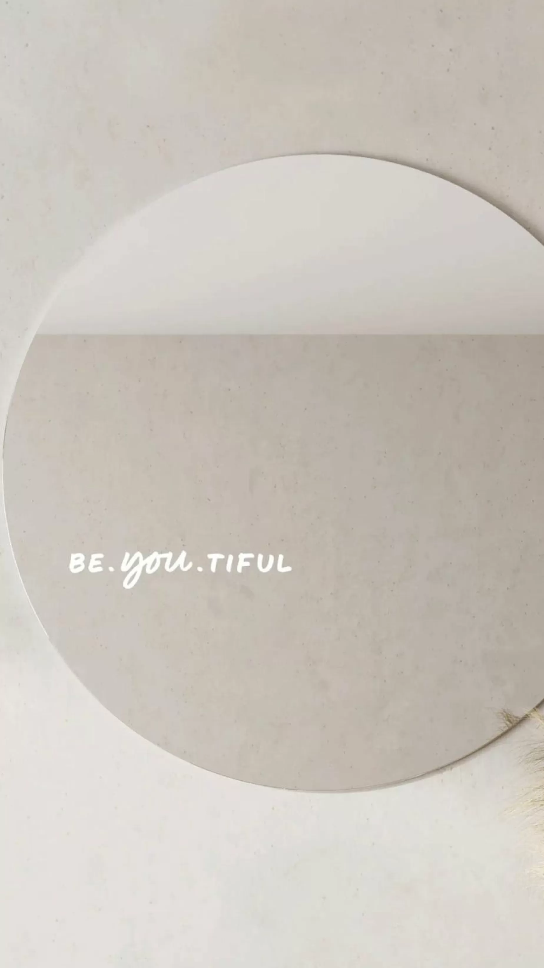 Be.YOU.tiful- Affirmation Mirror Sticker | Billy J Discount