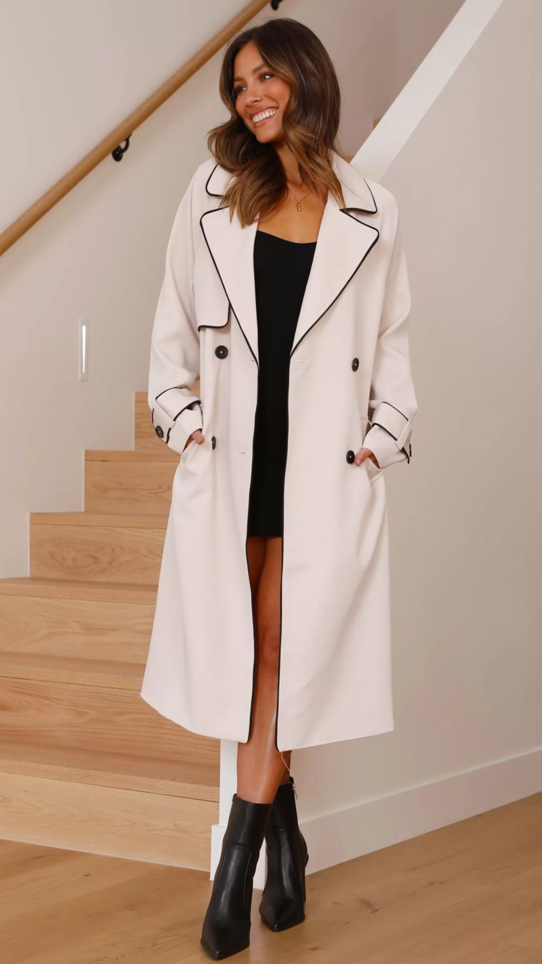 Blanca Trench Coat - | Billy J Outlet