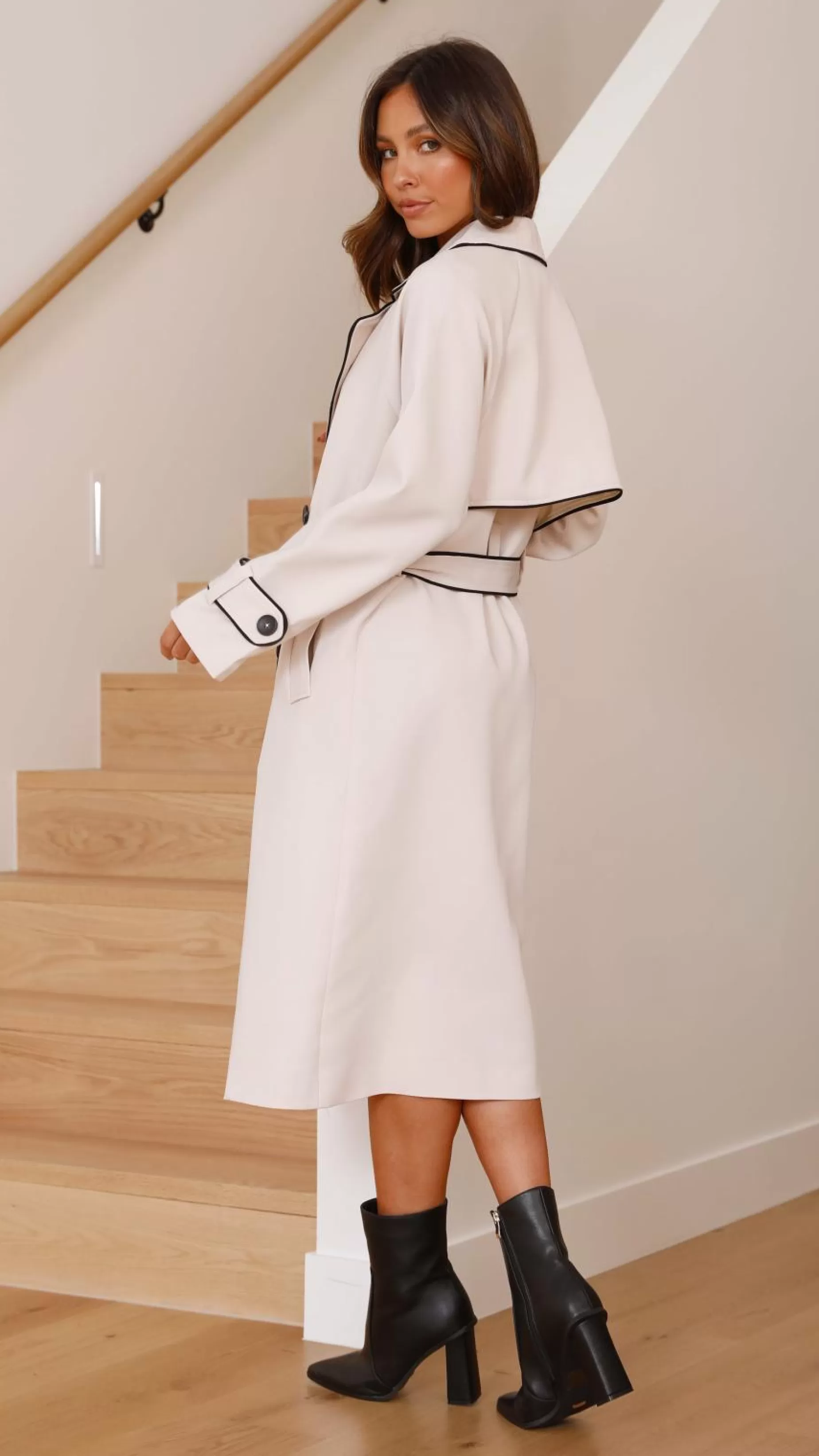 Blanca Trench Coat - | Billy J Outlet