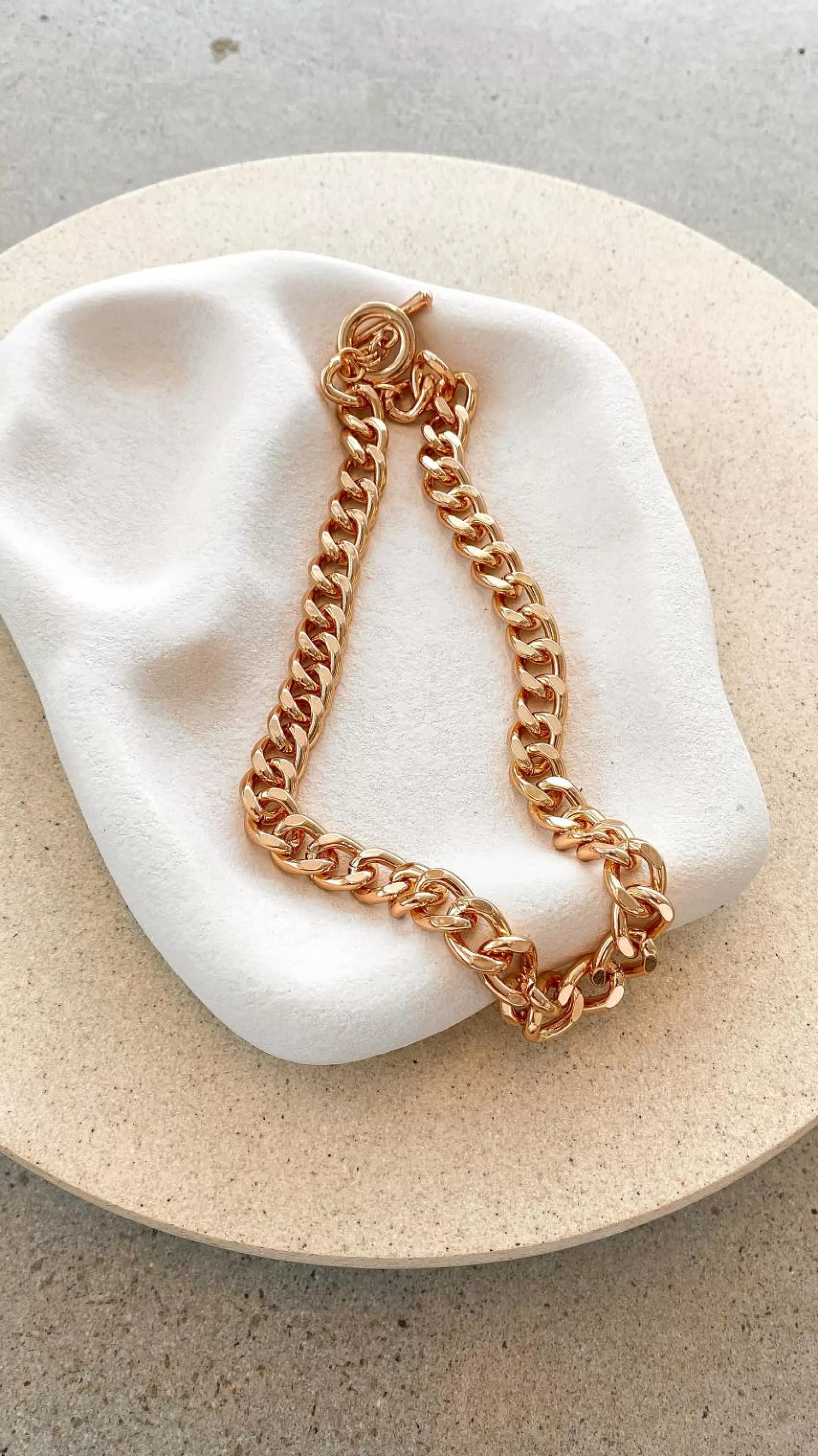 Chunky Fob Chain Necklace - | Billy J Sale