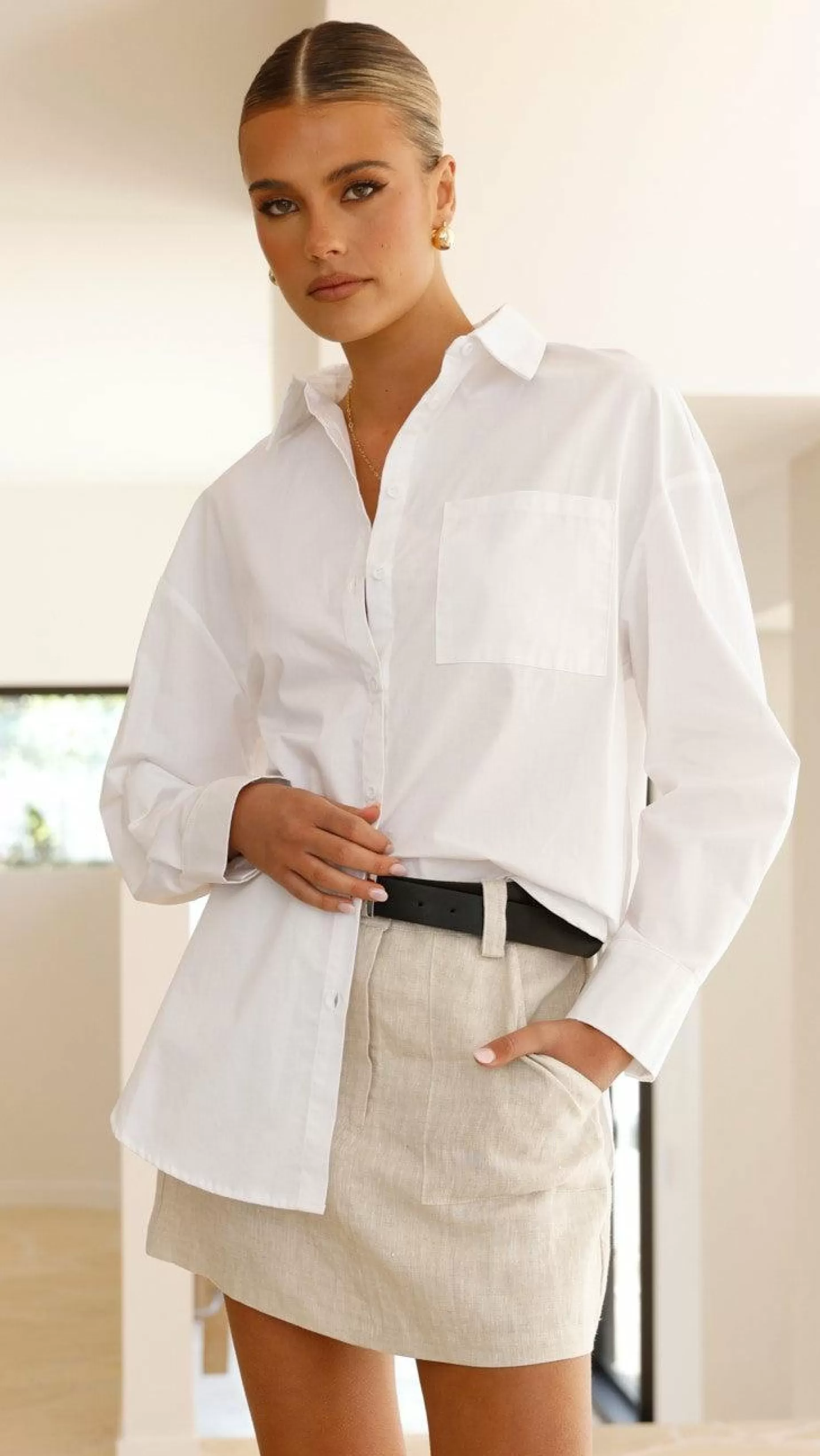 Deja Vu Oversized Shirt - | Billy J Outlet