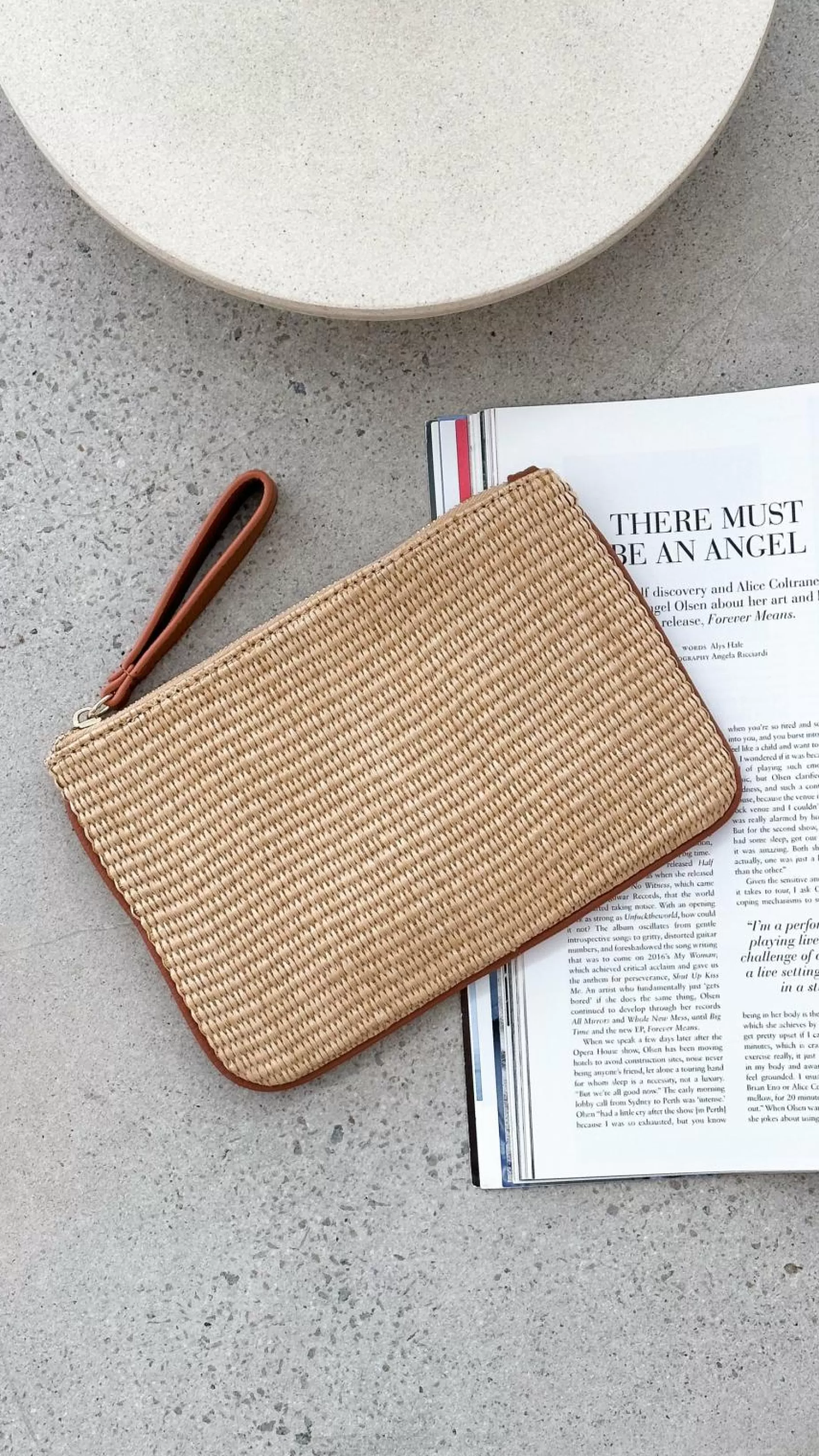 Francesca Weave Pouch - | Billy J Flash Sale