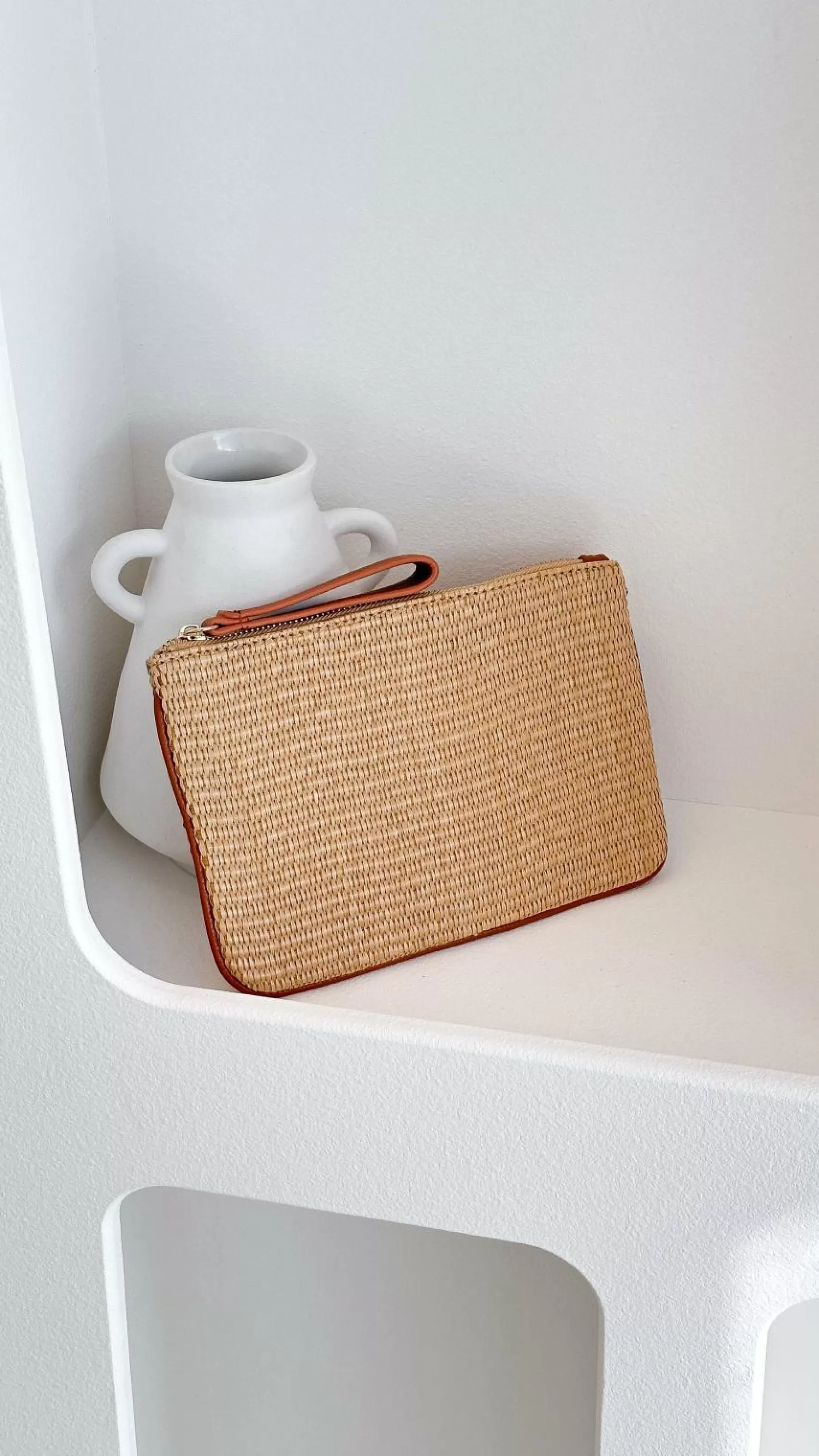Francesca Weave Pouch - | Billy J Flash Sale
