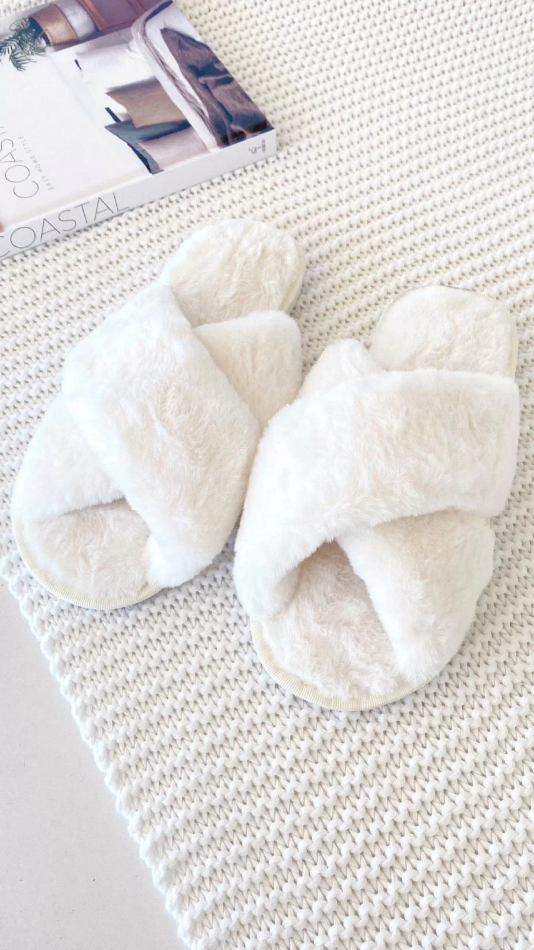 Jessica Fluffy Slippers - | Billy J Online