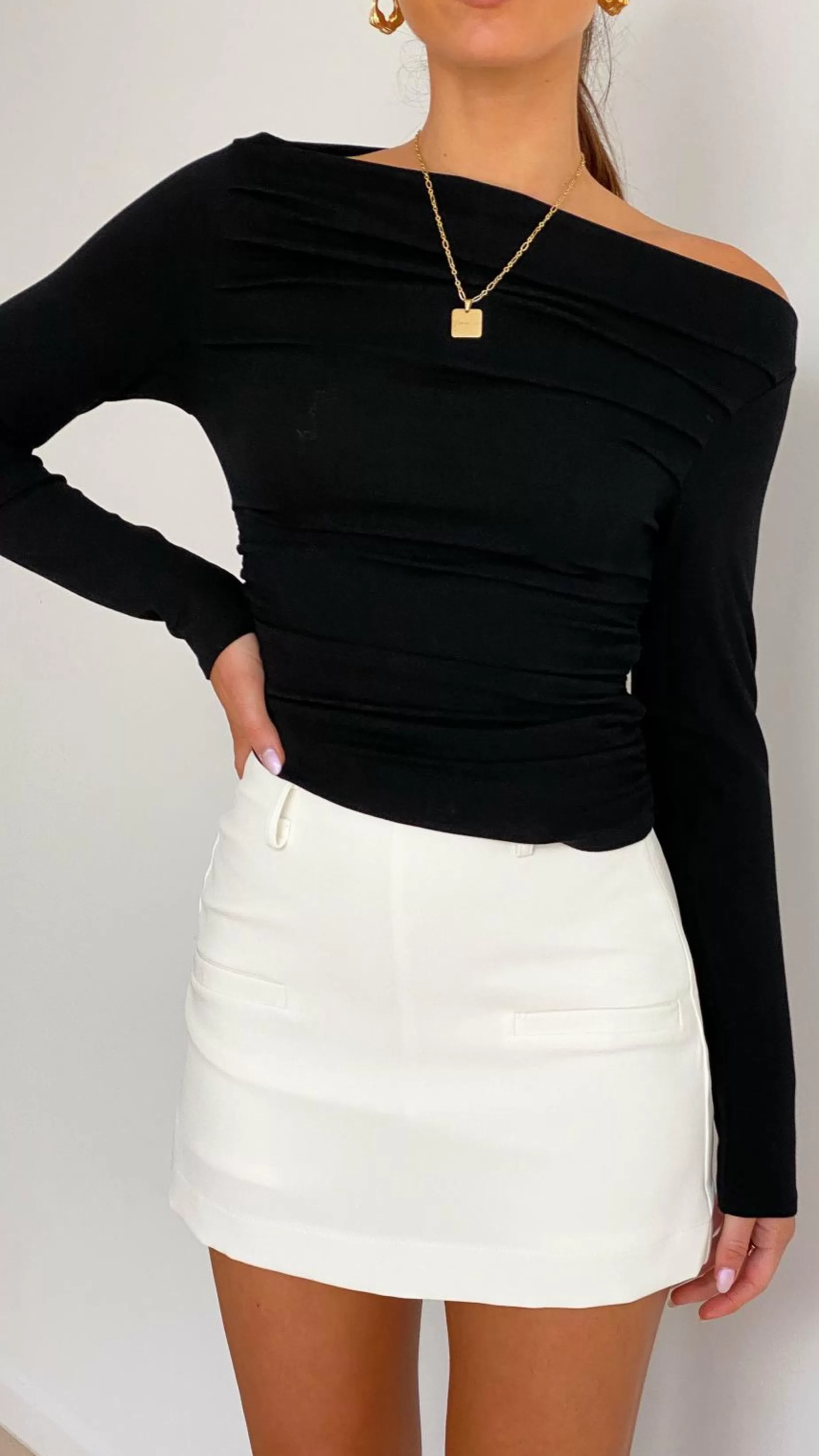 Lakin Long Sleeve Top - | Billy J Flash Sale