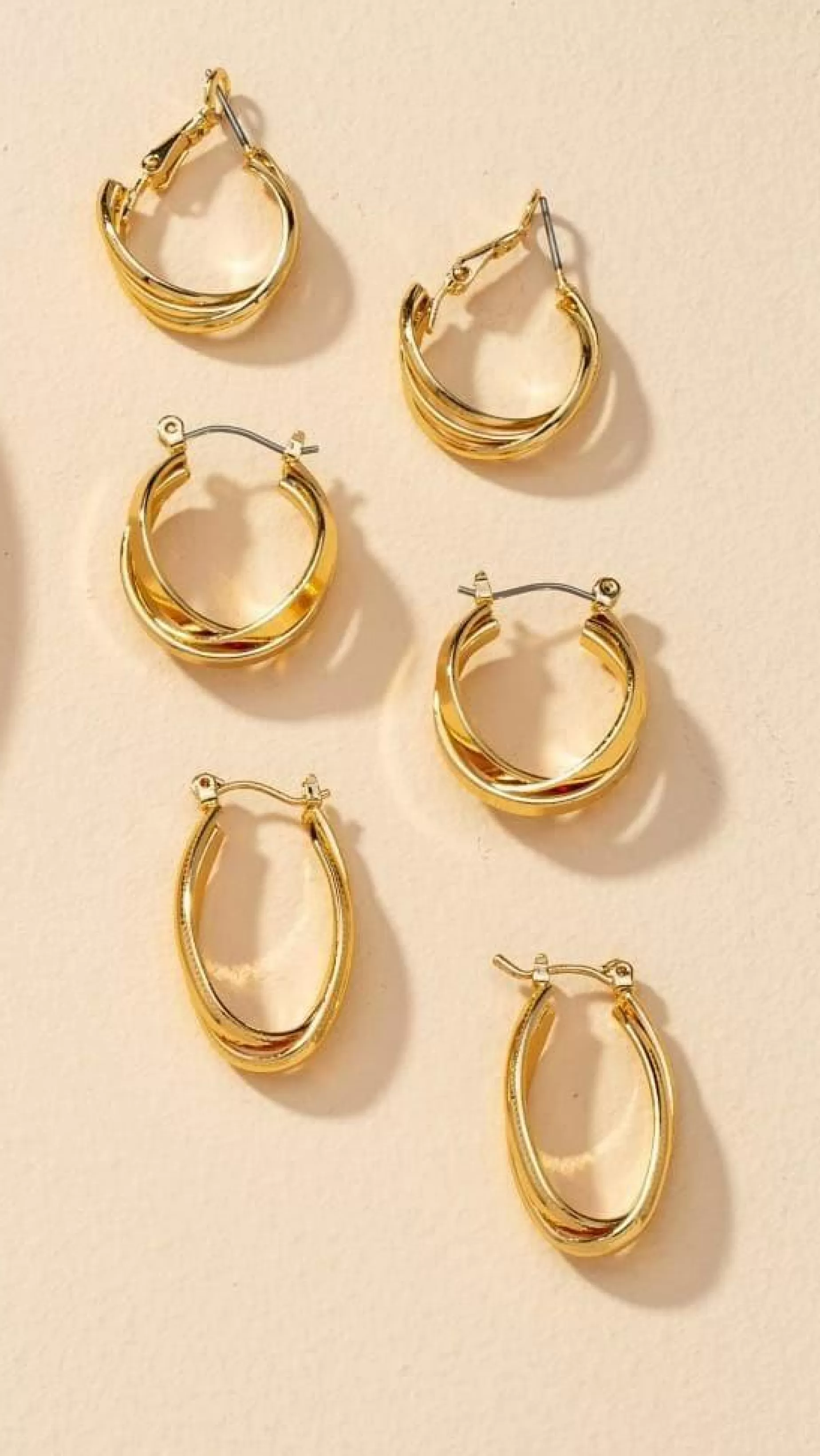 Maya Twist Earrings Set - | Billy J Outlet