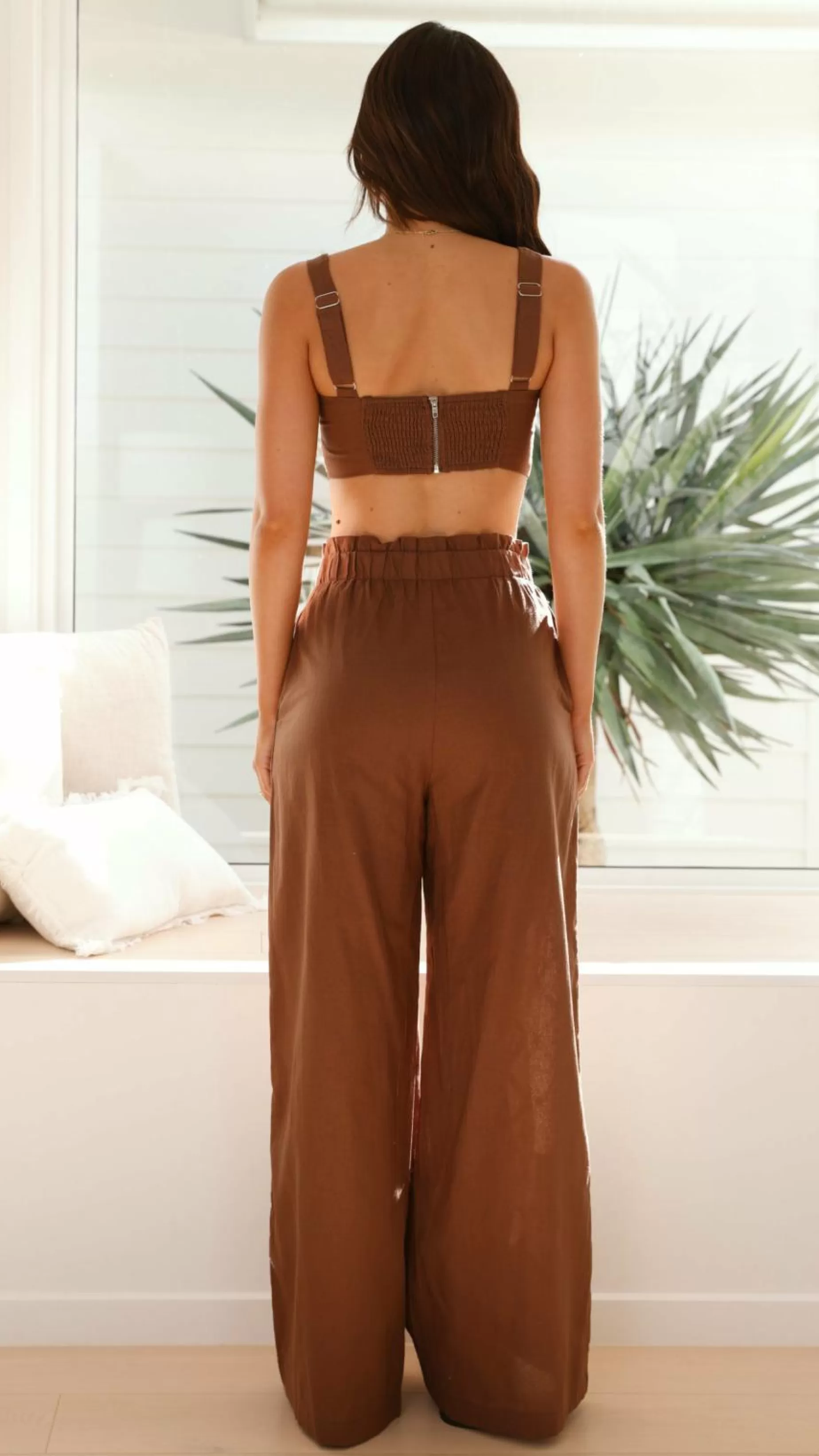 Pamelia Crop Top And Pants Set - | Billy J Best Sale