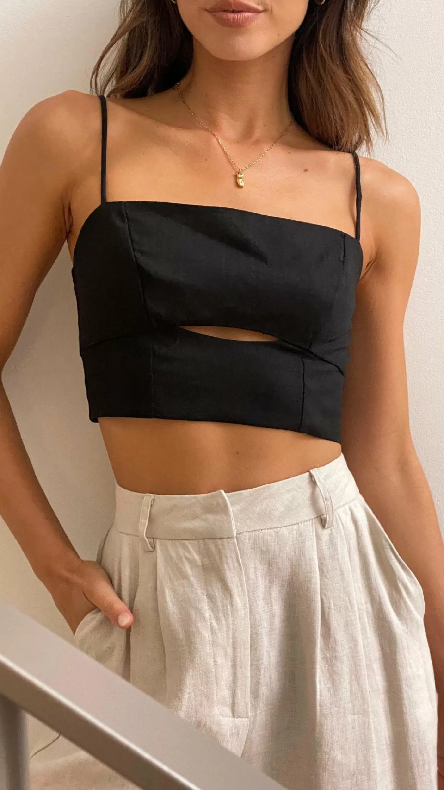 Serrima Crop Top - | Billy J Outlet