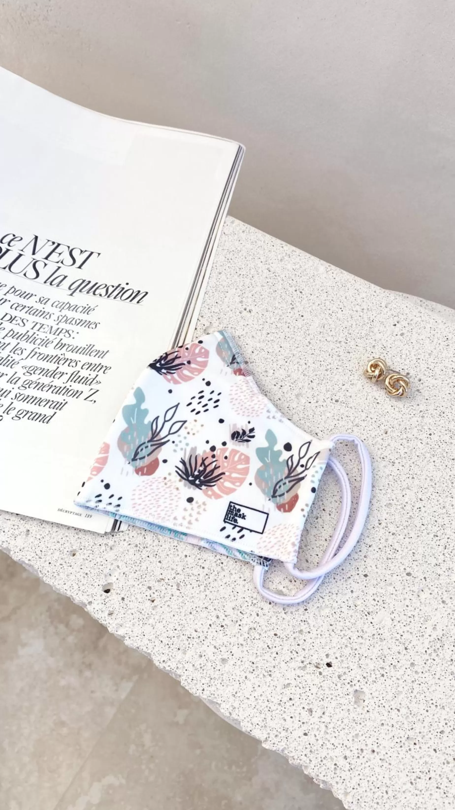 Soft Reversible Face Mask - | Billy J Flash Sale