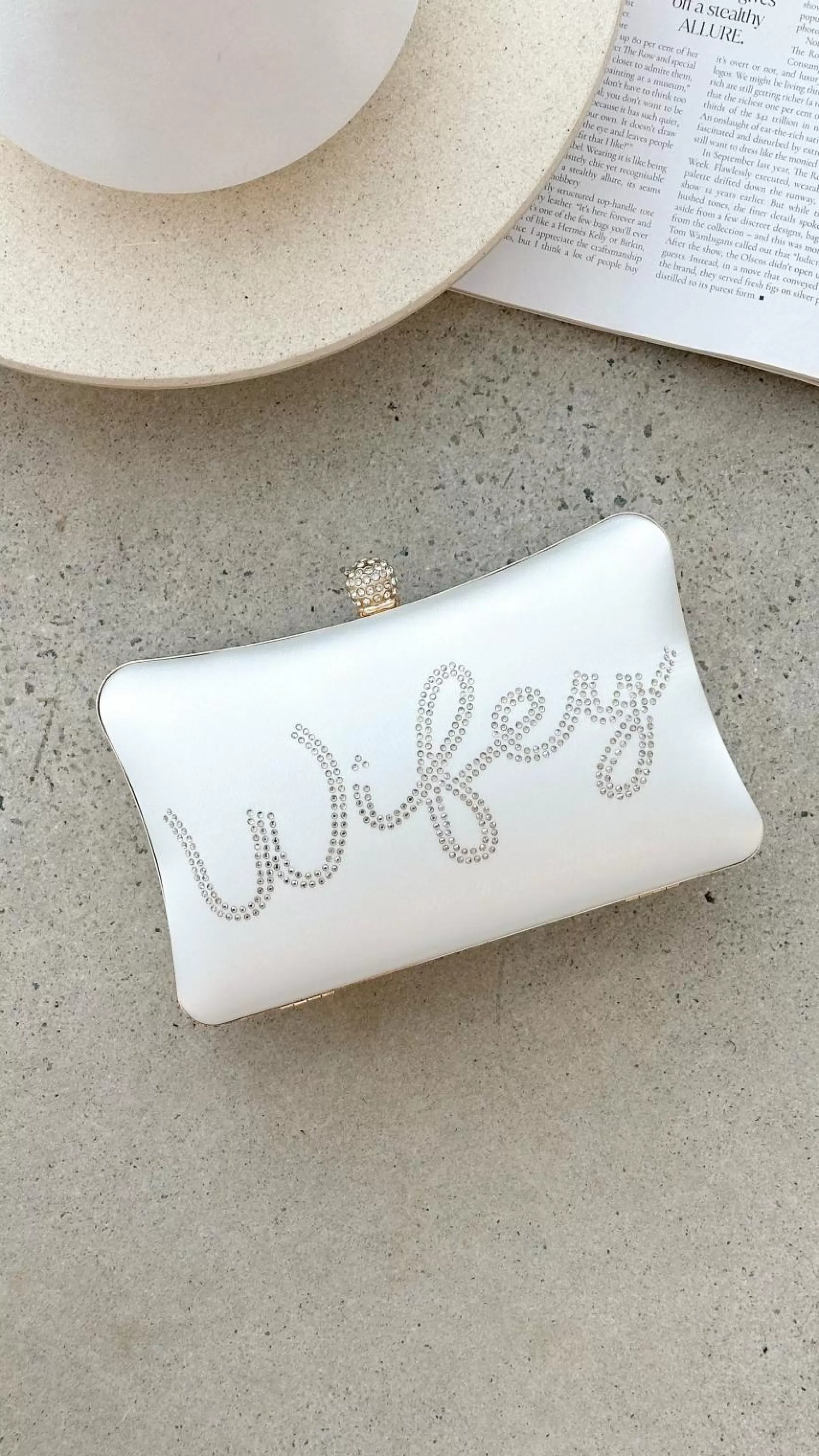 Wifey Satin Clutch - | Billy J Best